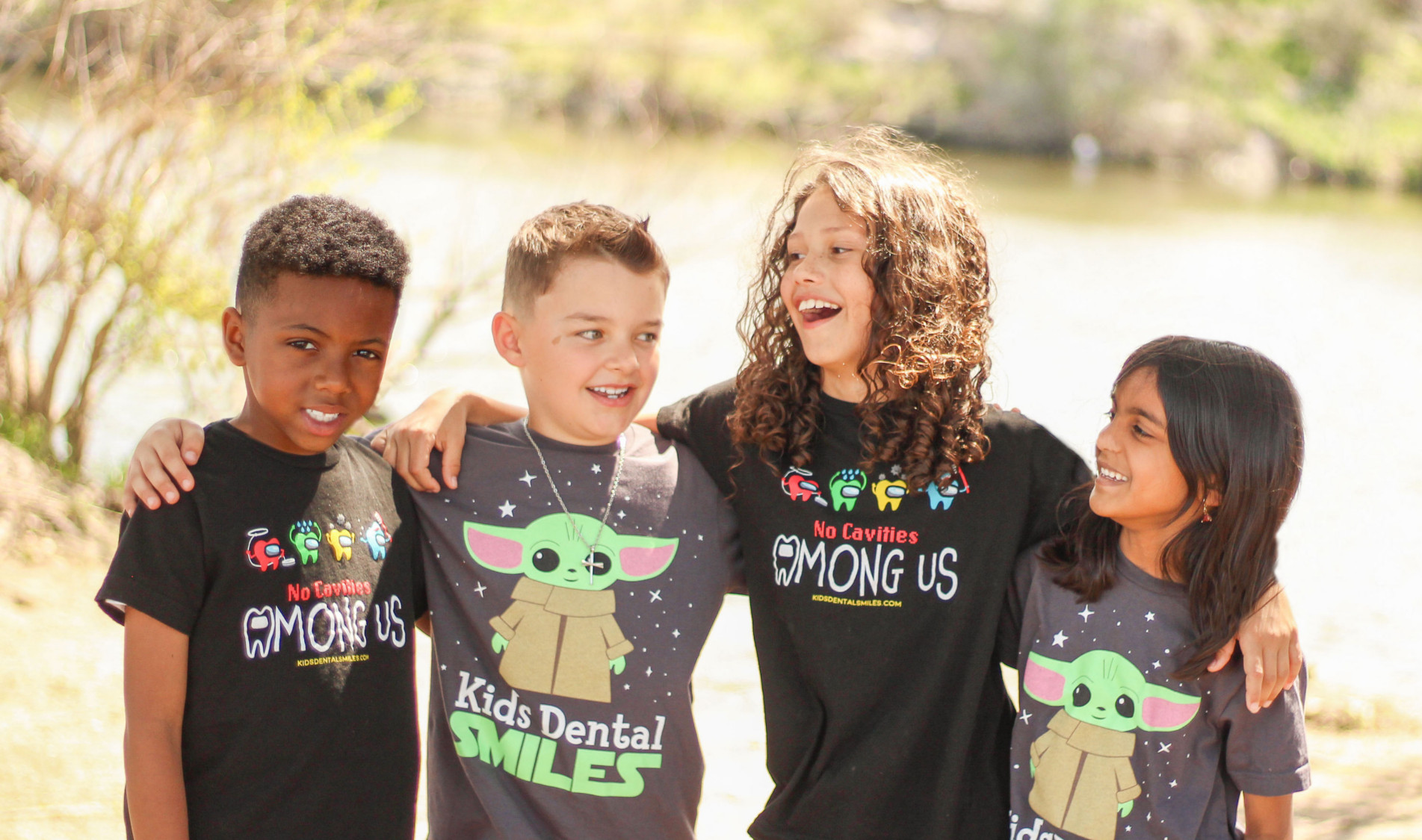 welcome kids smiling